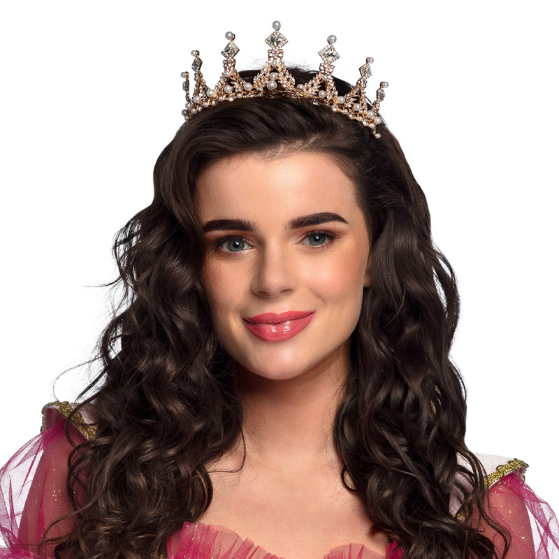 Luxusná kovová čelenka Queen Elizabeth